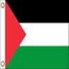 Palestine Flag | 150 x 90 cm | Weather-Resistant & Durable | Polyester with Two Eyelets view 1