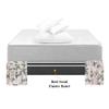 Morbuy Elastic Ruffled Wrap-Around Bed Skirt, Microfiber, 135 x 200 x 45 cm, Rose Blossom 2 view 4