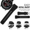 Blueshaweu Classic 22 mm Silicone Replacement Band for Amaztim, Kospet Tank, and WalkerFit Smartwatches view 4
