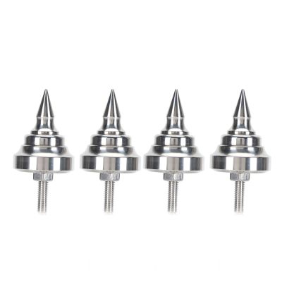 Yusat HiFi Speaker Spikes, Shock-Resistant, Adjustable Stainless Steel Isolation Spikes, 4-Pack (M10)