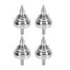 Yusat HiFi Speaker Spikes, Shock-Resistant, Adjustable Stainless Steel Isolation Spikes, 4-Pack (M10) view 2