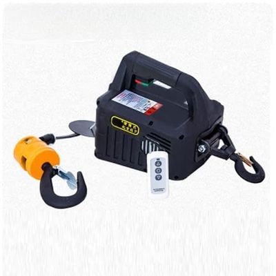 500 kg Remote-Controlled Electric Wire Rope Hoist, Aluminum Housing (3-in-1, 300 kg, 11.8 m)