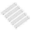 QUARKZMAN 5-Pack Compression Springs, 0.5 x 7 x 35 mm, 304 Stainless Steel, Silver view 1