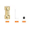 QUARKZMAN 15-Piece 3 mm to 3.17 mm Brass Flexible Shaft Coupling Set view 3