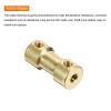 QUARKZMAN 15-Piece 3 mm to 3.17 mm Brass Flexible Shaft Coupling Set view 4
