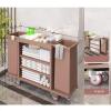 Hotel Housekeeping Cart with Fabric Bags view 2