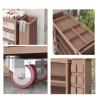 Hotel Housekeeping Cart with Fabric Bags view 3