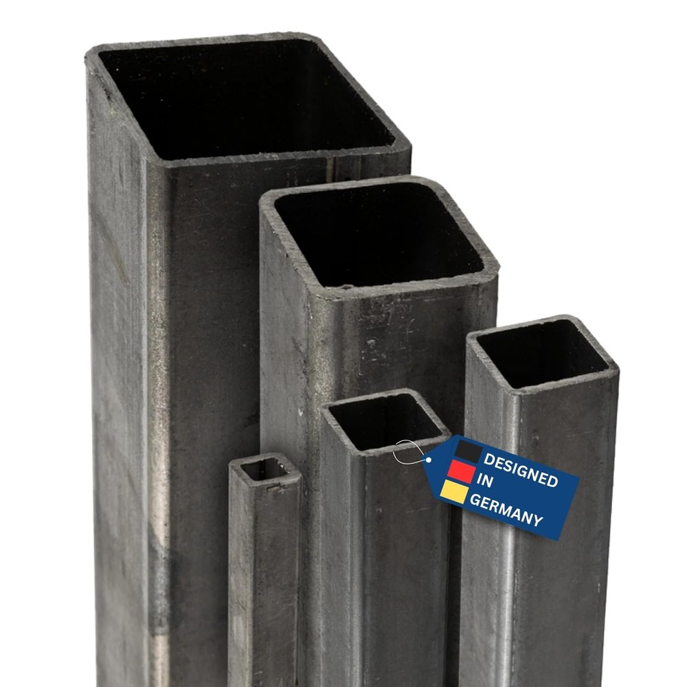 TJ S235JR Steel Square Tube 70 x 70 x 2 mm, 2000 mm Long, ST37 Standard, Untreated