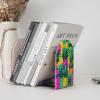 Colorful Pineapple Bookends with Sturdy Metal Base view 4