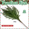 Purple Star 1N Extra-Long Artificial Norfolk Pine Branches for Christmas, 15-Pack view 2