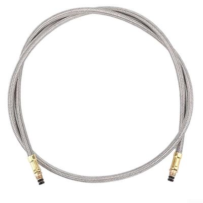Zoegneer Stainless Steel Braided Hose for Outdoor Camping Stoves, 62 cm
