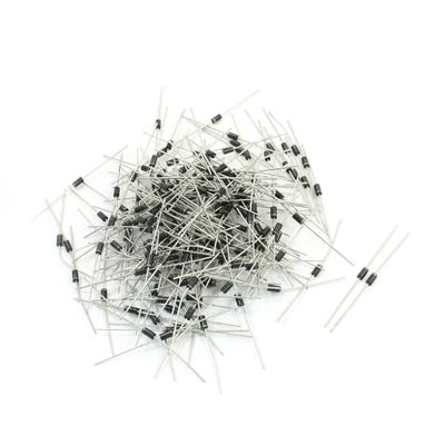 DSZUJTYROP 200-Piece Cylindrical Ultra-Fast-Recovery Rectifier Diodes, 400 V, 1 A, UF4004