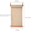GWWBD Kraft Paper Holder and Cutter, Wall-Mounted, 45/64 cm, Gift-Wrap Dispenser, 64 cm view 3