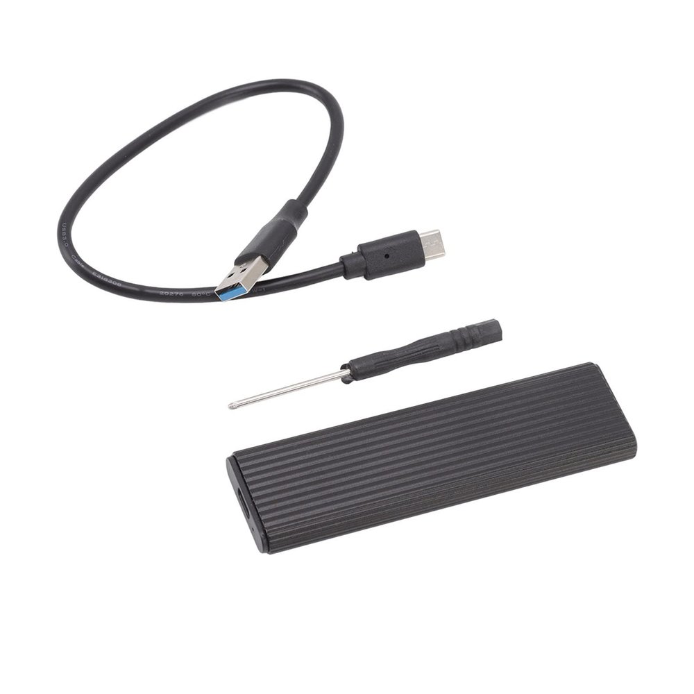 KIMISS High-Speed M.2 NGFF SSD Enclosure Adapter, USB-C 3.1, Aluminum, 2242/2260/2280