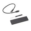 KIMISS High-Speed M.2 NGFF SSD Enclosure Adapter, USB-C 3.1, Aluminum, 2242/2260/2280 view 1