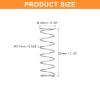 QUARKZMAN 5-Piece Compression Spring Set, 0.7 x 10 x 30 mm, 304 Stainless Steel, Silver view 2