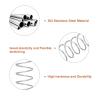 QUARKZMAN 5-Piece Compression Spring Set, 0.7 x 10 x 30 mm, 304 Stainless Steel, Silver view 4