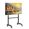 Freestanding TV Stand, Mobile TV Cart for 42–86-Inch TVs, Height-Adjustable Rolling Floor Stand, 176 lb Capacity view 1