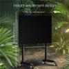 Freestanding TV Stand, Mobile TV Cart for 42–86-Inch TVs, Height-Adjustable Rolling Floor Stand, 176 lb Capacity view 3