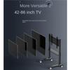 Freestanding TV Stand, Mobile TV Cart for 42–86-Inch TVs, Height-Adjustable Rolling Floor Stand, 176 lb Capacity view 4