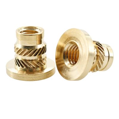 Copper Heat-Set Threaded Inserts, M2–M8, 100-Piece Set