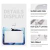 Plastic ID Badge Holder with Clear Window, Vertical Orca Whale Design view 4