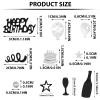 BURGEON Birthday Confetti Black Silver view 2