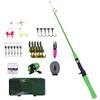 Kids' Fishing Rod and Reel Set, Green view 2