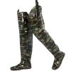 HPFHSJ PVC Hip Waders with Boots, Camouflage, EU 41 view 1