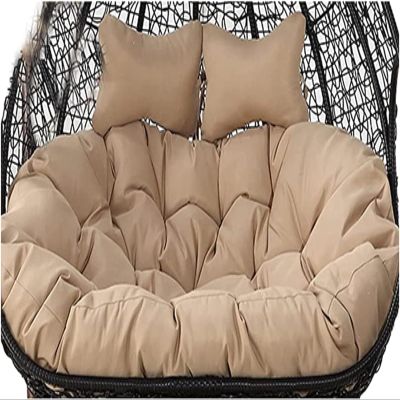 Outdoor Egg Chair Swing Cushion, 2-Person Replacement Cushion, 150 x 110 cm
