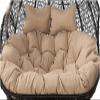 Outdoor Egg Chair Swing Cushion, 2-Person Replacement Cushion, 150 x 110 cm view 1