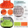 Outdoor Egg Chair Swing Cushion, 2-Person Replacement Cushion, 150 x 110 cm view 3