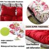 Outdoor Egg Chair Swing Cushion, 2-Person Replacement Cushion, 150 x 110 cm view 4