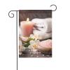 Outdoor Garden Flag, 12 x 18 in, Double-Sided Welcome Flag, Spa Theme view 1