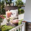 Outdoor Garden Flag, 12 x 18 in, Double-Sided Welcome Flag, Spa Theme view 4