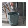Aqxyxsw Irregular Open Nordic-Style Plastic Trash Can, Durable, Compost and Recycling Bin, Lingli (Bianco) view 4