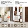 FZZIBQYR Round Rotating Shoe Rack Tower view 4