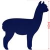 Blue Felt Alpaca – Decorative Crafting, 3–60 cm view 3
