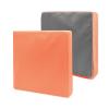 Heavyoff Patio Seat Cushion Covers, Waterproof Outdoor Cushion Covers, Non-Slip Covers for Wicker Garden Chairs, 2 Pack, Orange, 50 x 55 x 10 cm view 1