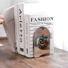 Halloween Beechwood Bookends with Bat and Pumpkin Design view 3