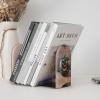 Halloween Beechwood Bookends with Bat and Pumpkin Design view 4