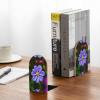 Beechwood Magazine Organizer with Purple Flower for Books and Documents view 2