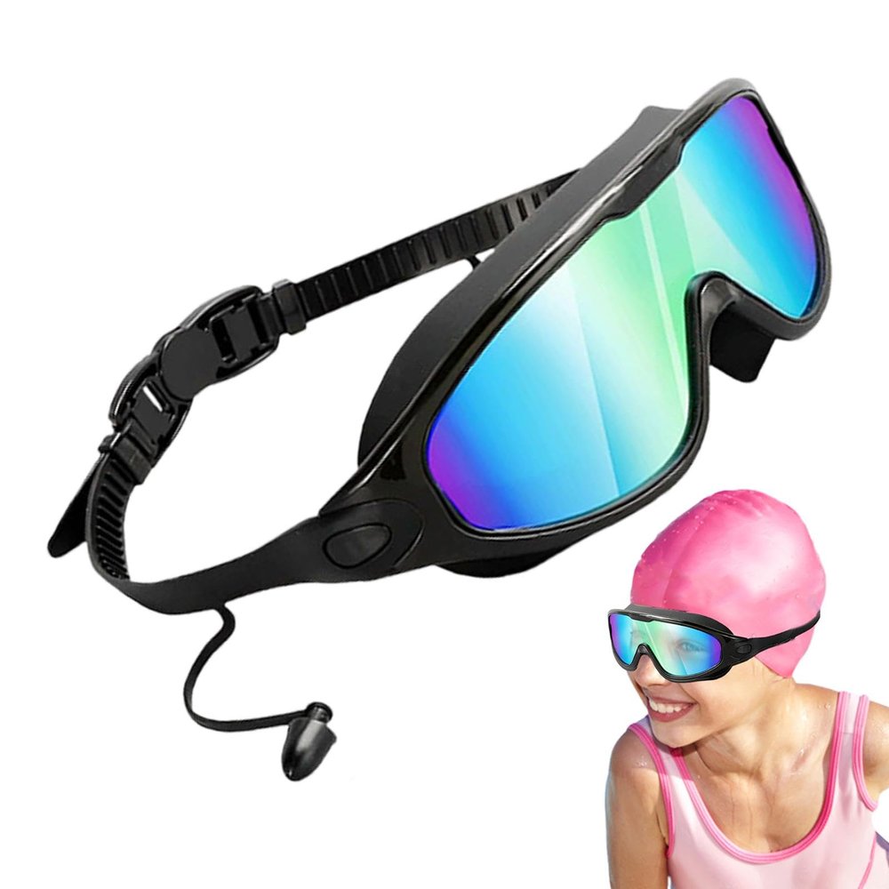 Swimming Goggles for Men | Anti-Fog Goggles for Adults | 180° Wide View