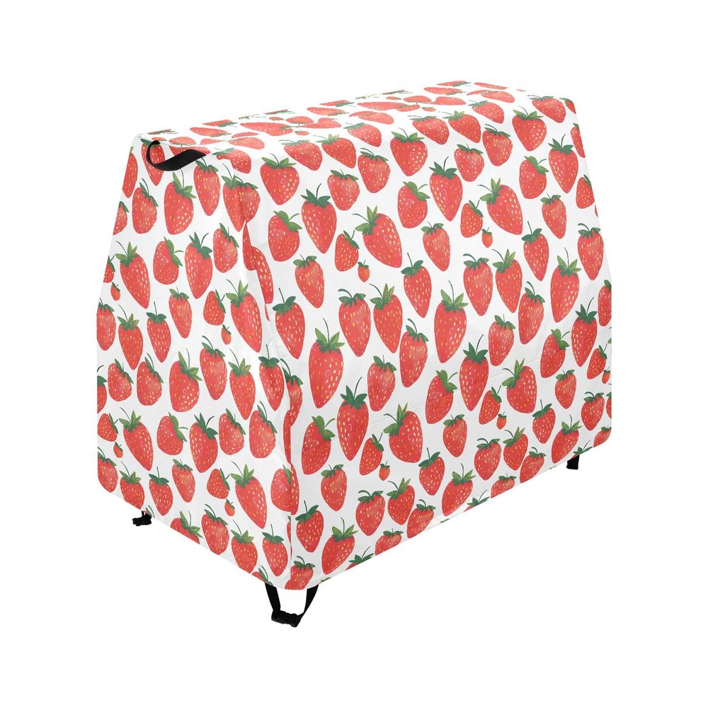 Kids' Water Table Cover, Red Strawberry Cartoon Print