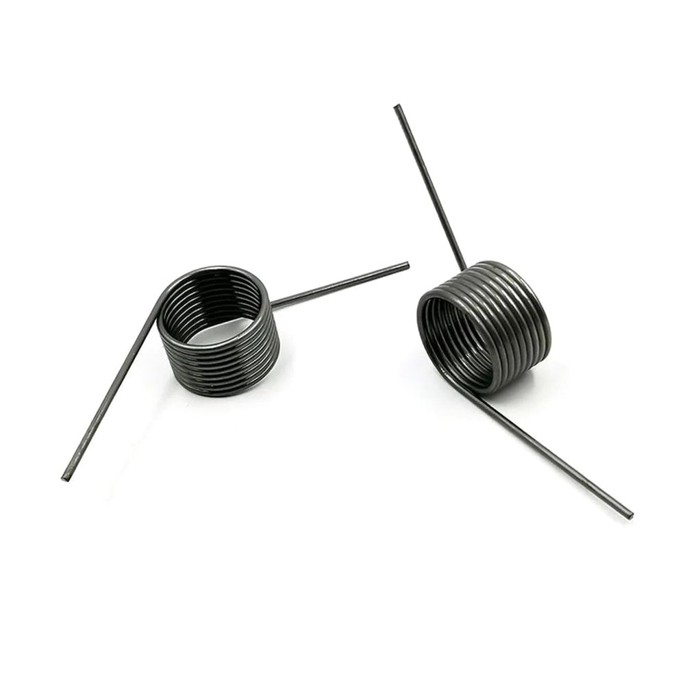 10 V-Shaped Torsion Springs, 1 mm Wire, 60/90/120/180° Angles, 1.0 × 8.5 × 9 mm (180°)