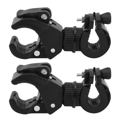 Kuuleyn Bicycle Flashlight Holder, 2-Pack, 360° Rotating Front Handlebar Mount