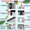 Magnetic Insect Screen Curtain for Windows, 50 x 135 cm, Gray view 4