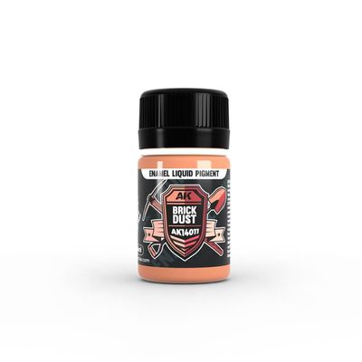 AK Interactive Enamel Liquid Pigment, Brick Dust, 35 ml