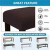 Hoowarm Universal Jacquard Bench Cover for Dining Room Benches, Stretch Fit, 90–120 cm view 4