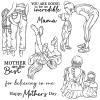 Die-Cutting Stencils and Stamp Set for Card Making and Scrapbooking, Happy Mother's Day, "Mother Are the Best Words" view 3